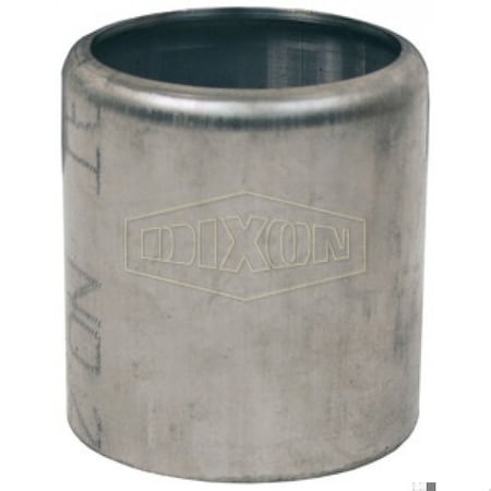 Dixon Holedall II Light Duty External Swage Ferrule, 1-1/2 ID x 1-60/64 to 2-12/64 OD in Nominal, 304 SS GAS2334TO